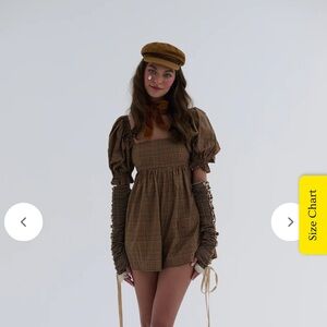 Pheasant Bunny Romper - 1x